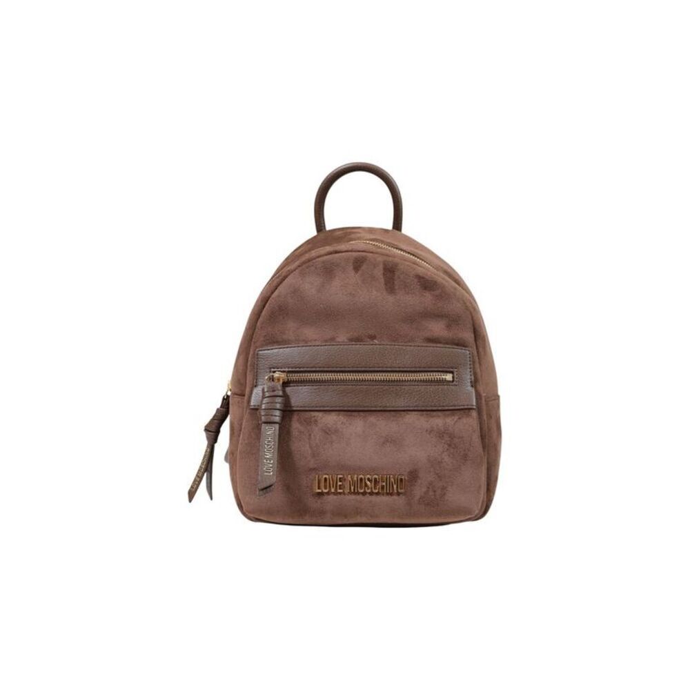 Love Moschino Brown Polyester Women's Backpack